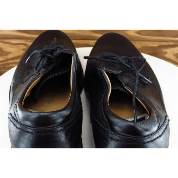 Bass & Co Shoes Sz 10 M Black Derby Oxfords Leather Men Norwood - Picture 6 of 9
